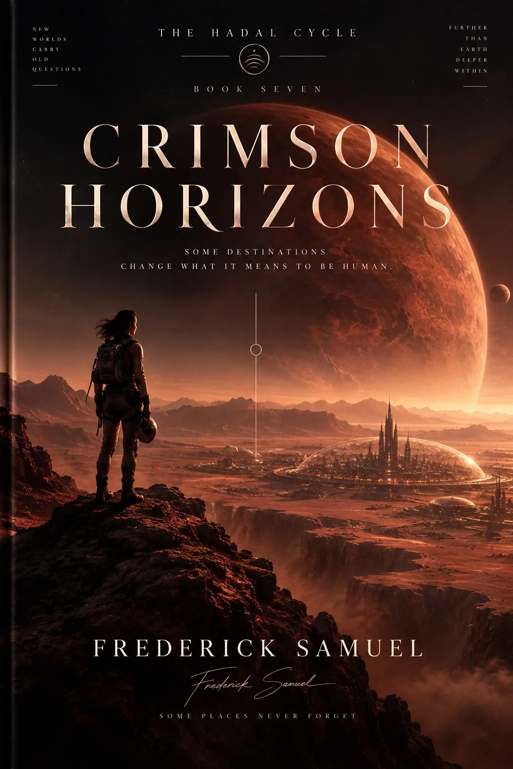 Cover of Crimson Horizons by Frederick Samuel